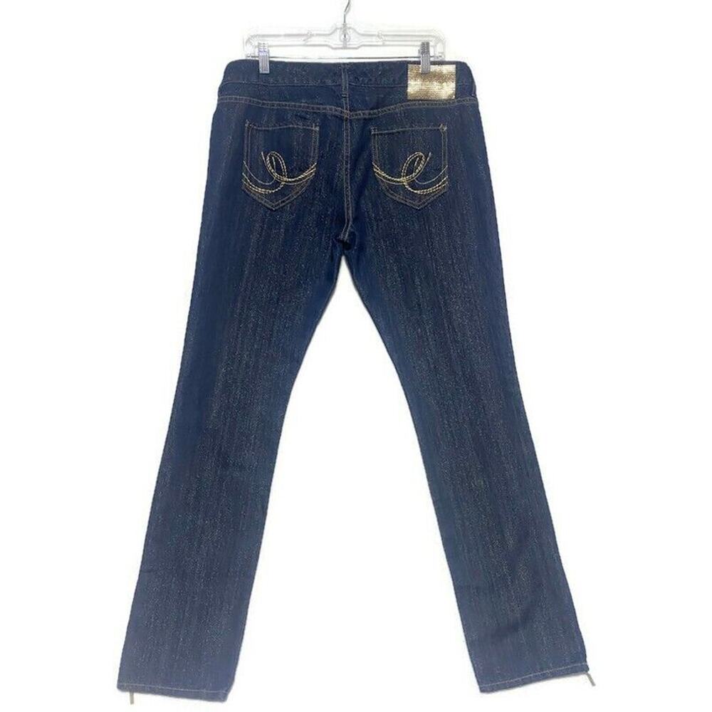 X2 Jeans Women's Size 12 Skinny Zip Up Leg Bottoms With 5 Pockets - Picture 2 of 12